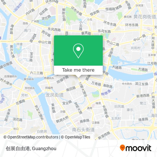 创展自由港 map