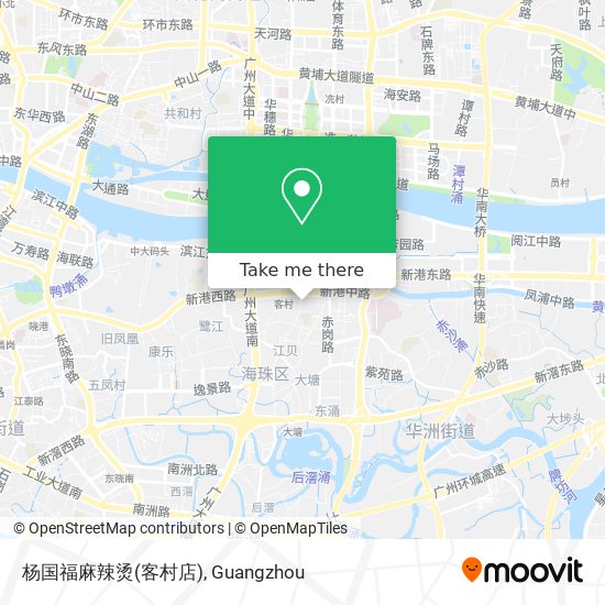 杨国福麻辣烫(客村店) map