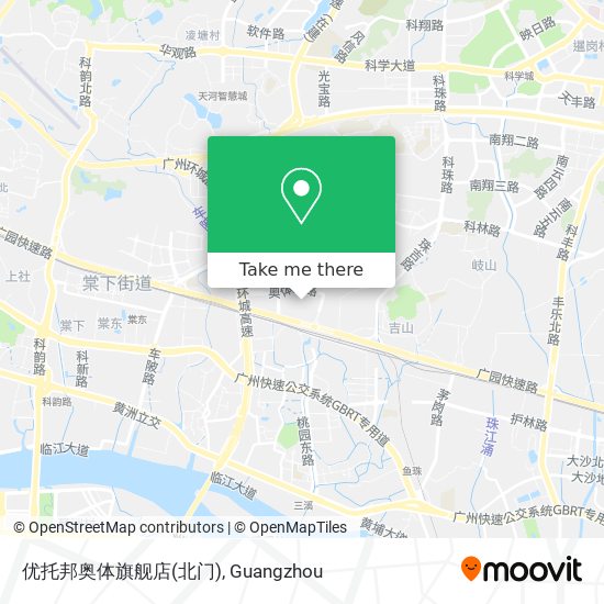 优托邦奥体旗舰店(北门) map