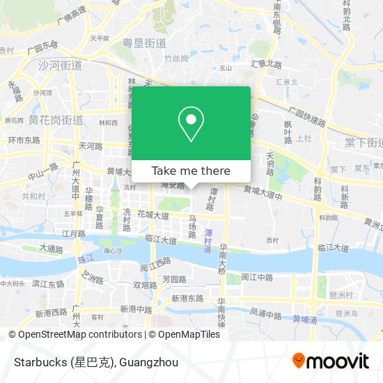 Starbucks (星巴克) map