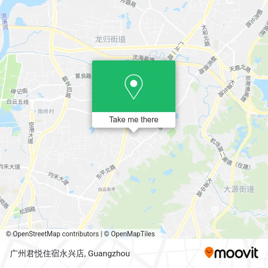广州君悦住宿永兴店 map