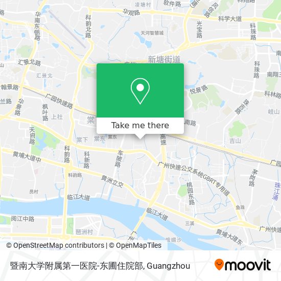 暨南大学附属第一医院-东圃住院部 map
