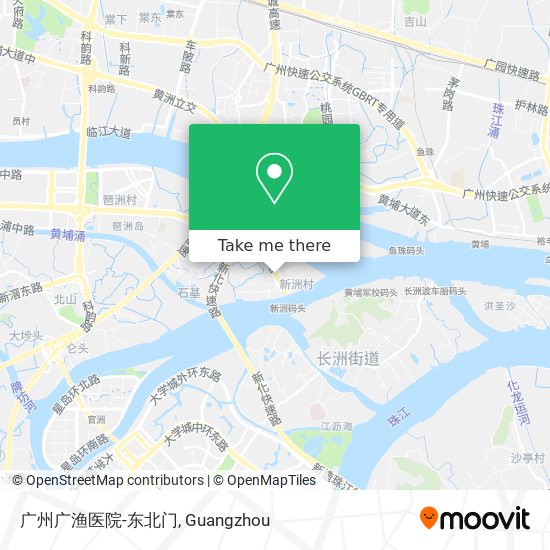 广州广渔医院-东北门 map