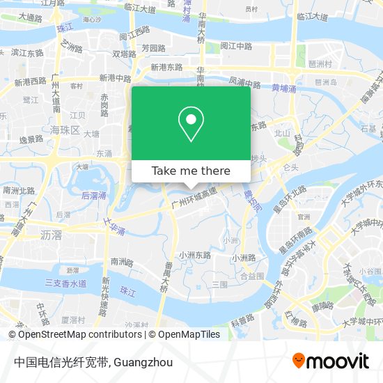 中国电信光纤宽带 map
