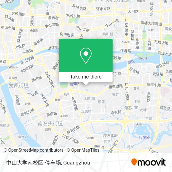中山大学南校区-停车场 map