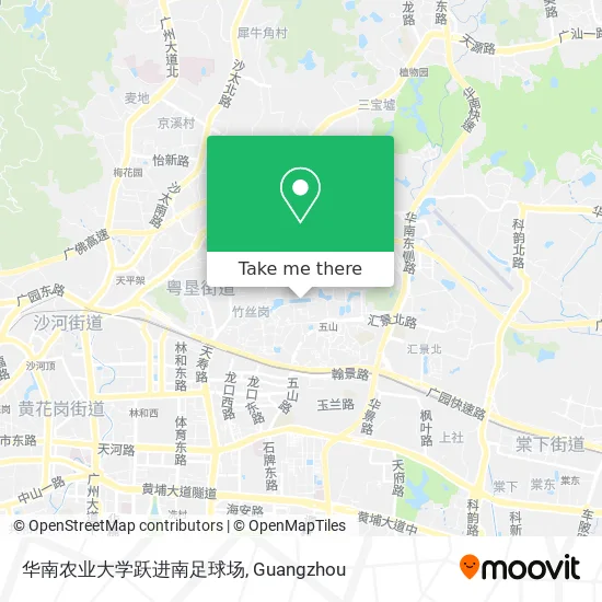 华南农业大学跃进南足球场 map
