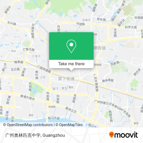 广州奥林匹克中学 map
