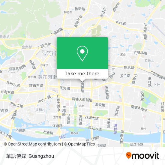 華語傳媒 map
