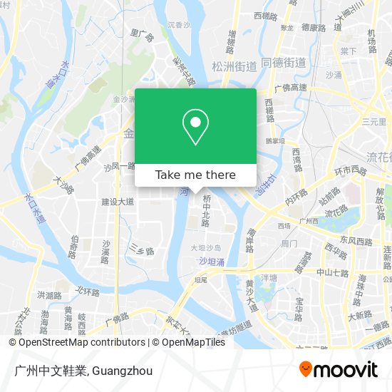 广州中文鞋業 map
