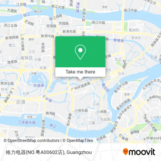 格力电器(NO.粤A00602店) map