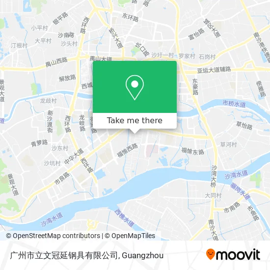 广州市立文冠延钢具有限公司 map
