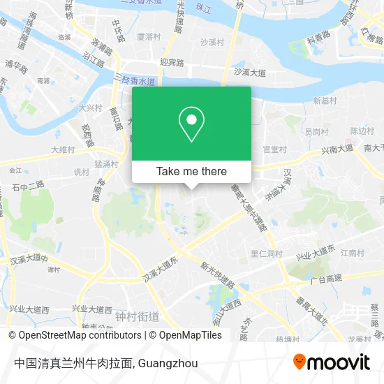 中国清真兰州牛肉拉面 map