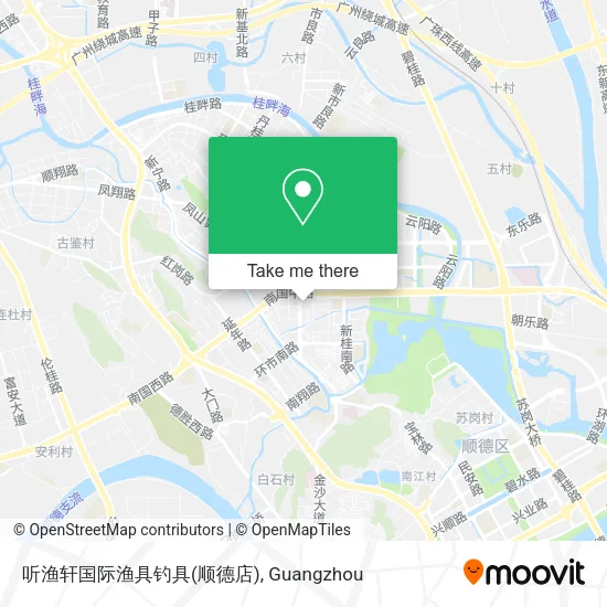 听渔轩国际渔具钓具(顺德店) map
