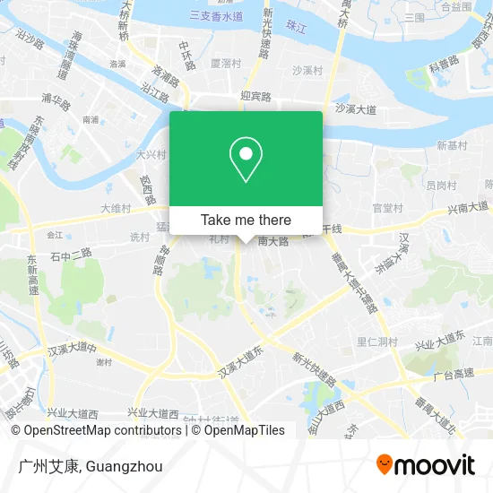 广州艾康 map