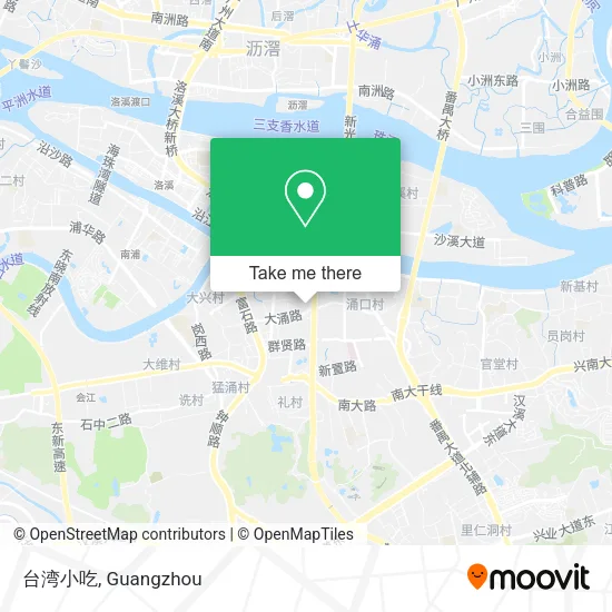 台湾小吃 map