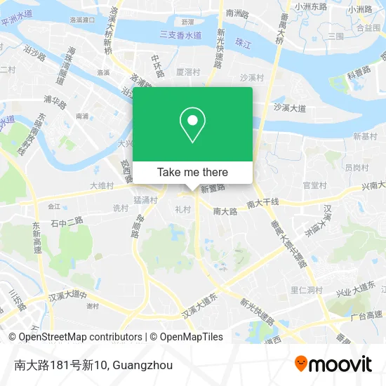 南大路181号新10 map