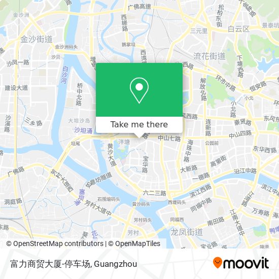 富力商贸大厦-停车场 map