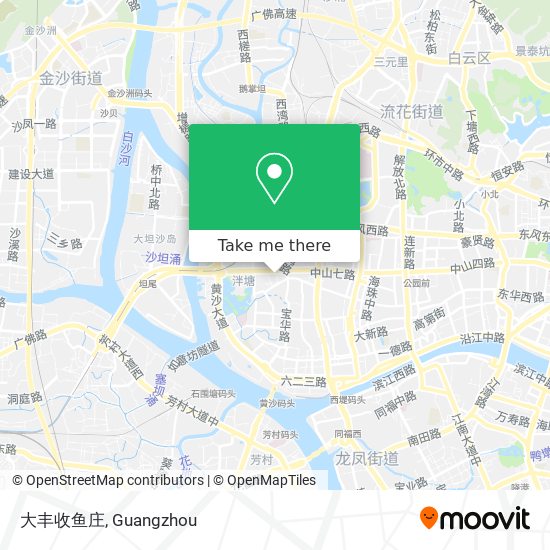 大丰收鱼庄 map