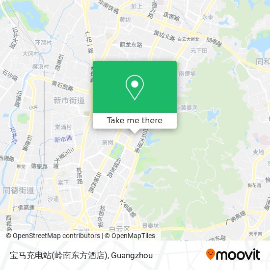 宝马充电站(岭南东方酒店) map