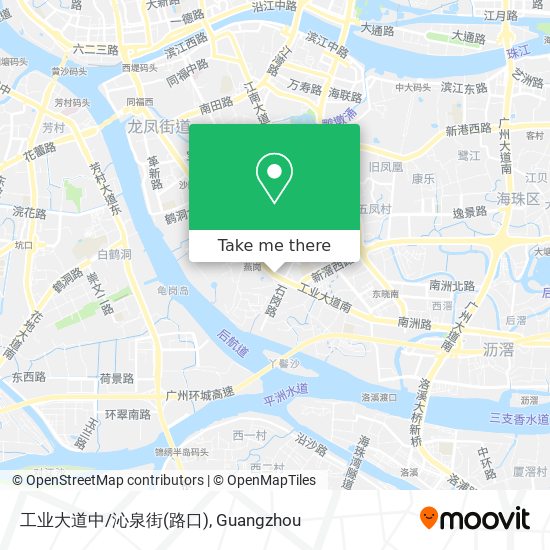 工业大道中/沁泉街(路口) map