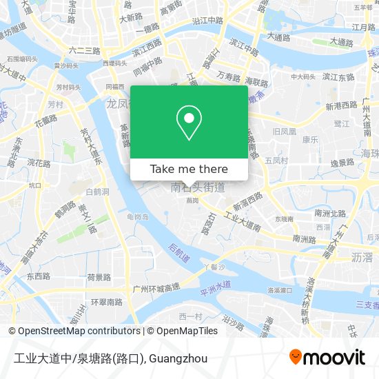 工业大道中/泉塘路(路口) map