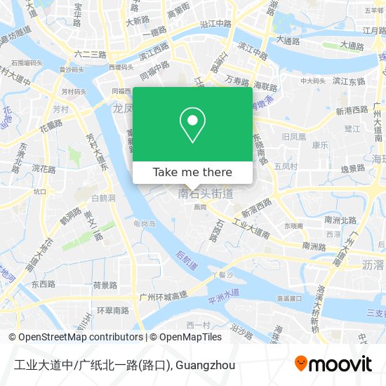 工业大道中/广纸北一路(路口) map