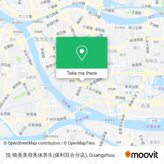 悦·唯美美容美体养生(保利百合分店) map