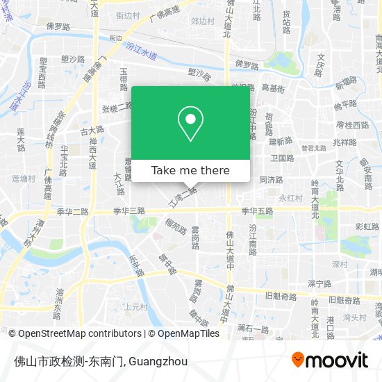 佛山市政检测-东南门 map