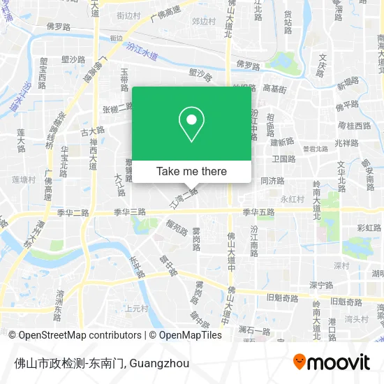 佛山市政检测-东南门 map