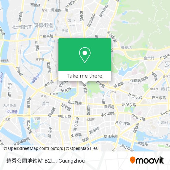 越秀公园地铁站-B2口 map