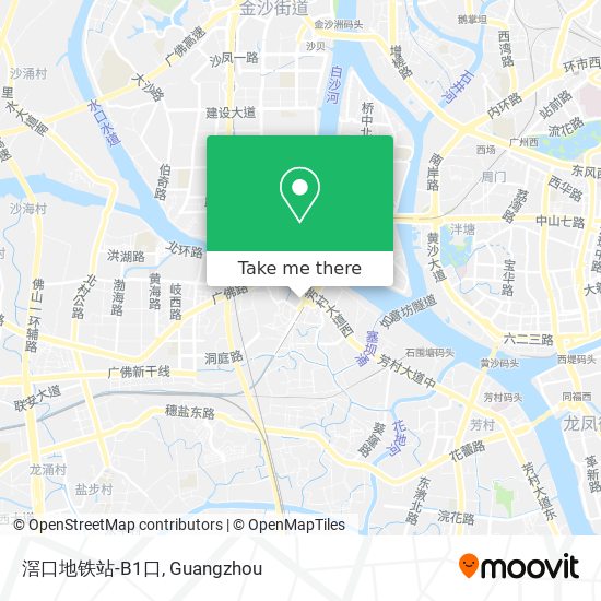 滘口地铁站-B1口 map