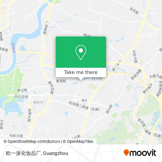欧一派化妆品厂 map