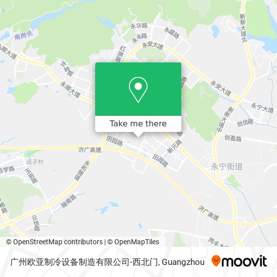 广州欧亚制冷设备制造有限公司-西北门 map