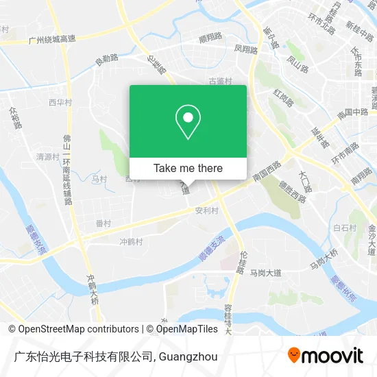 广东怡光电子科技有限公司 map