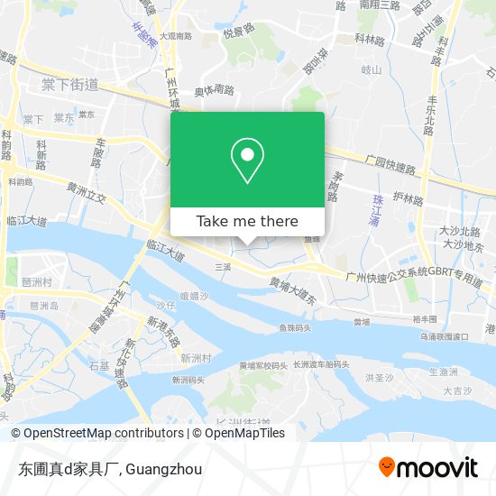 东圃真d家具厂 map
