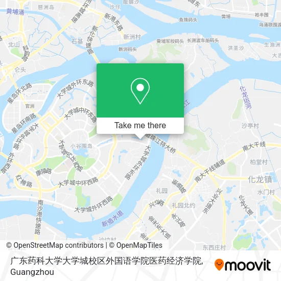 广东药科大学大学城校区外国语学院医药经济学院 map
