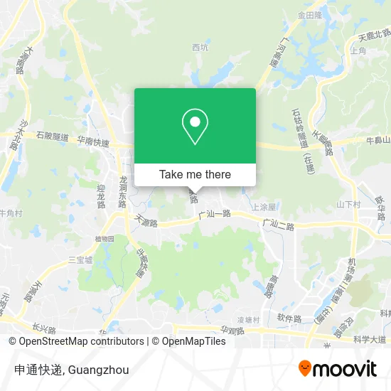 申通快递 map