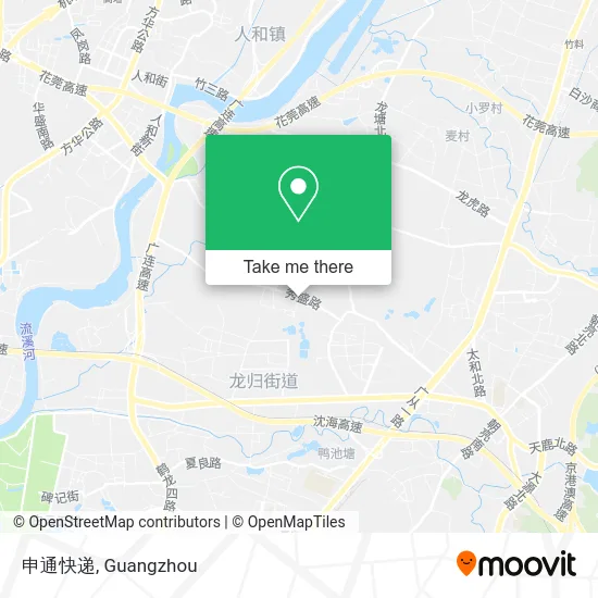 申通快递 map