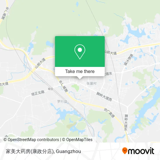 家美大药房(康政分店) map