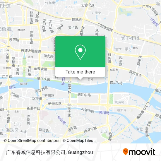 广东睿威信息科技有限公司 map