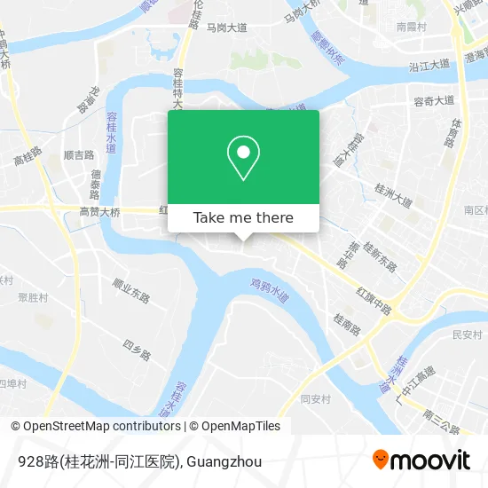 928路(桂花洲-同江医院) map