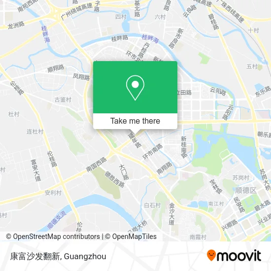 康富沙发翻新 map