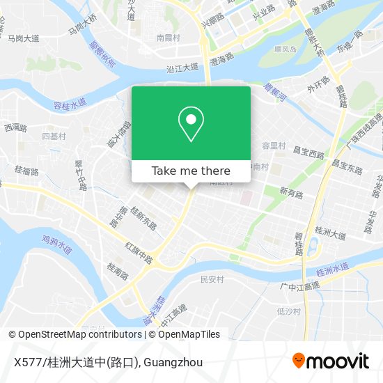 X577/桂洲大道中(路口) map