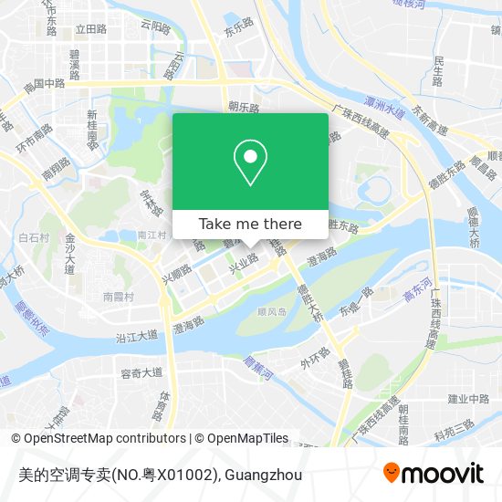 美的空调专卖(NO.粤X01002) map