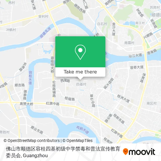 佛山市顺德区容桂四基初级中学禁毒和普法宣传教育委员会 map