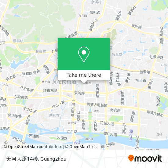 天河大厦14楼 map