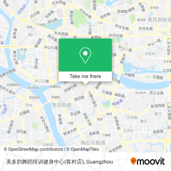 美多韵舞蹈培训健身中心(客村店) map