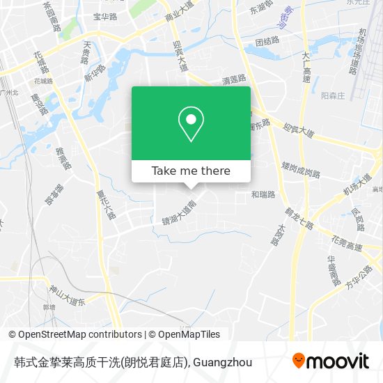 韩式金挚莱高质干洗(朗悦君庭店) map
