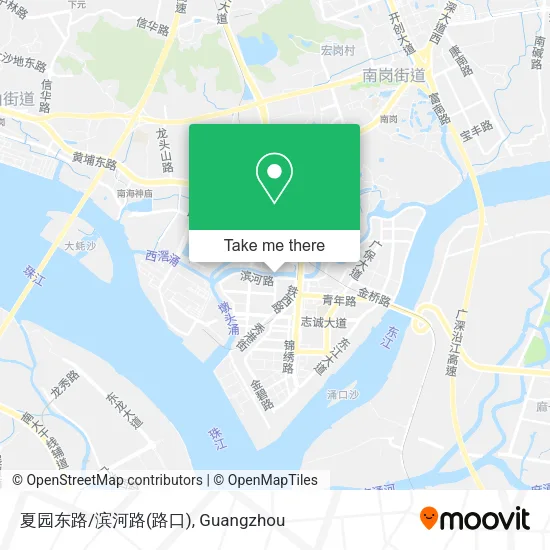 夏园东路/滨河路(路口) map