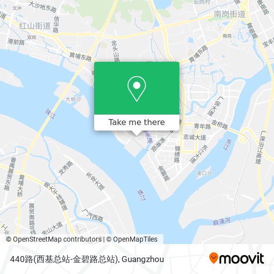 440路(西基总站-金碧路总站) map